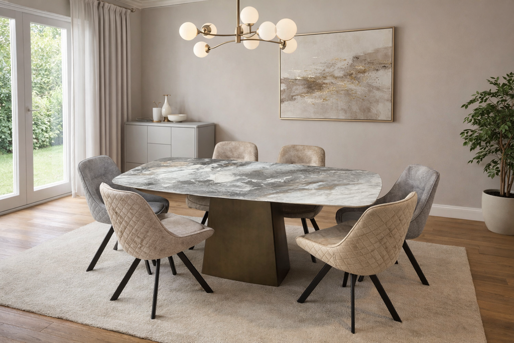 Chicago Dining Table & 6 Dining Chairs