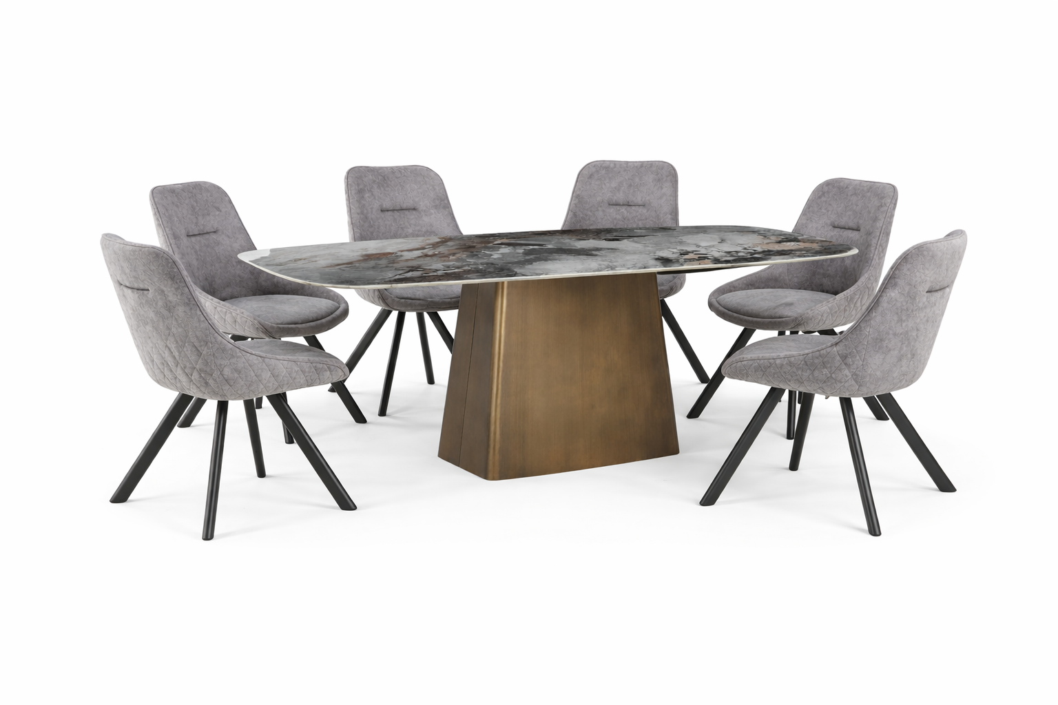 Chicago Dining Table & 6 Dining Chairs