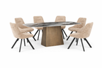 Chicago Dining Table & 6 Dining Chairs
