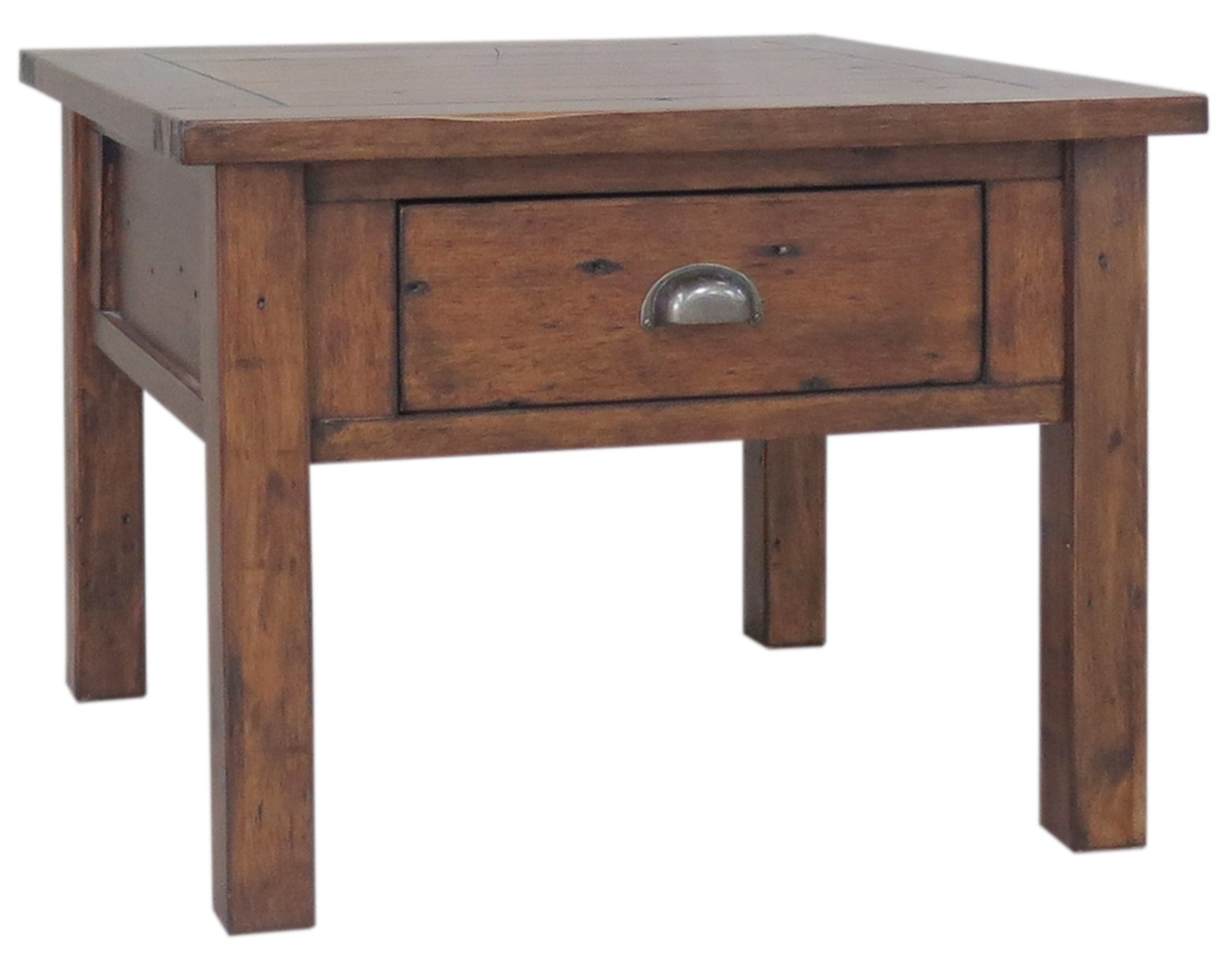 Reclaimed Pine Lamp Table